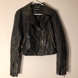 Express faux leather jacket